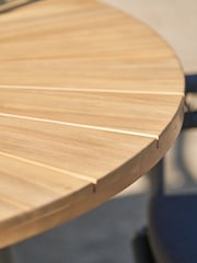 Pacific Black Bazel Garden 4 Seater Dining Set - Image 3 of 6