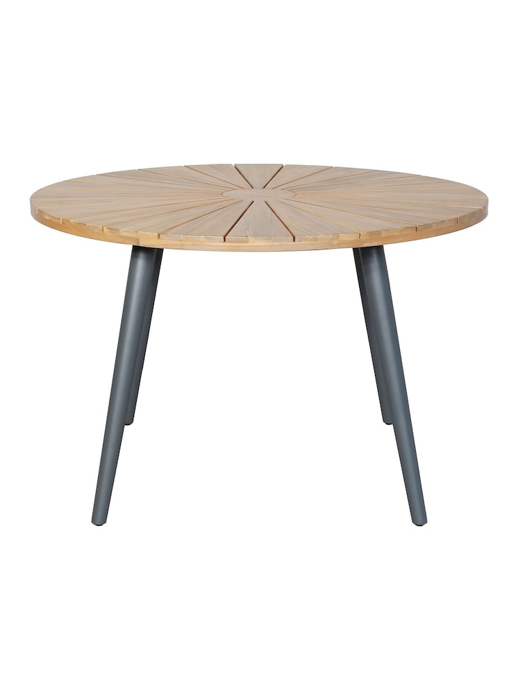 Pacific Black Bazel Garden 4 Seater Dining Set - Image 6 of 6