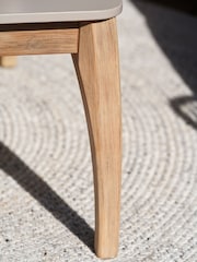 Pacific Antique Teak Moeven Garden Corner Seating Set - Image 2 of 6