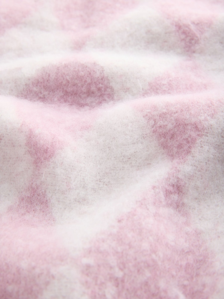 Pink/Cream Brushed Scarf (3-16yrs) - Image 3 of 3