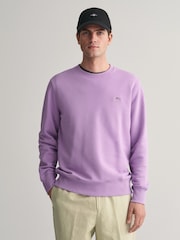 GANT Regular Crew Fit com gola redonda e logotipo Sweatshirt - Imagem 1 de 5