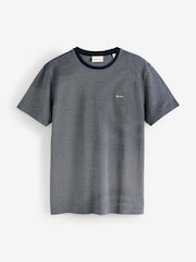 Синий - GANT Ringer Pique T-Shirt - Image 5 of 5