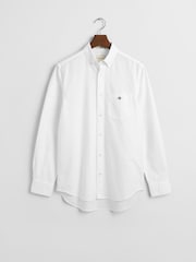 GANT White Regular-Fit Classic Oxford Shirt - Image 5 of 5