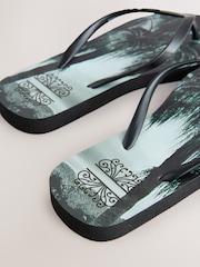 Never Fully Dressed Black Flip Flops - Image 3 of 5