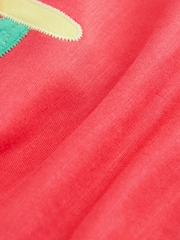 Coral Pink Flower Short Sleeve T-Shirt (3mths-7yrs) - Image 3 of 5