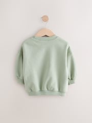 Green Rainbow Crew Neck Sweatshirt (3mths-7yrs) - Image 3 of 5