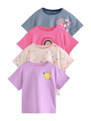 Regenbogenfarben - Ladybird Tops 4 Pack (3mths-7yrs) - Bild 1 von 14