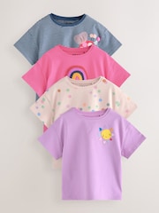 Regenbogenfarben - Ladybird Tops 4 Pack (3mths-7yrs) - Bild 6 von 14