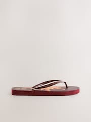 Never Fully Dressed Chocolate Brown Flip Flops - Image 2 of 5