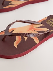 Never Fully Dressed Chocolate Brown Flip Flops - Image 4 of 5