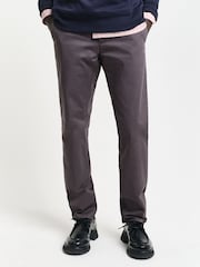 GANT Grey Twill Chino Trousers - Image 1 of 4