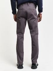 GANT Grey Twill Chino Trousers - Image 2 of 4