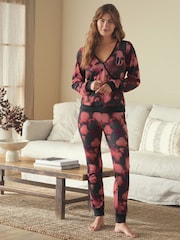 B By Ted Baker Multi Waffle Wrap Pyjamas - Image 1 of 15