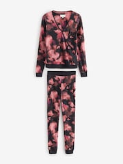 B By Ted Baker Multi Waffle Wrap Pyjamas - Image 9 of 15