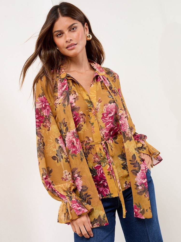 Lipsy Pussybow Blouse - Imagem 1 de 5