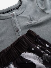 črna - B by Ted Baker Bird Cardigan Pyjamas - Slika 10 iz 14