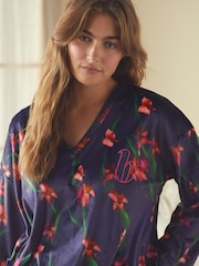 B by Ted Baker Pink Floral Cosy Twosie Pyjamas - Image 3 of 14