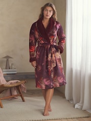 B by Ted Baker Aubergine Floral Cosy Robe - Image 1 of 13
