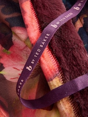 B by Ted Baker Aubergine Floral Cosy Robe - Image 11 of 13