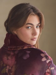 B by Ted Baker Aubergine Floral Cosy Robe - Image 6 of 13