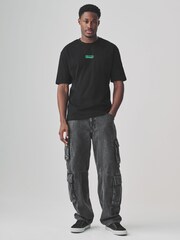 Black 100% Cotton Skateboard! Magazine Licence T-Shirt - Image 2 of 8