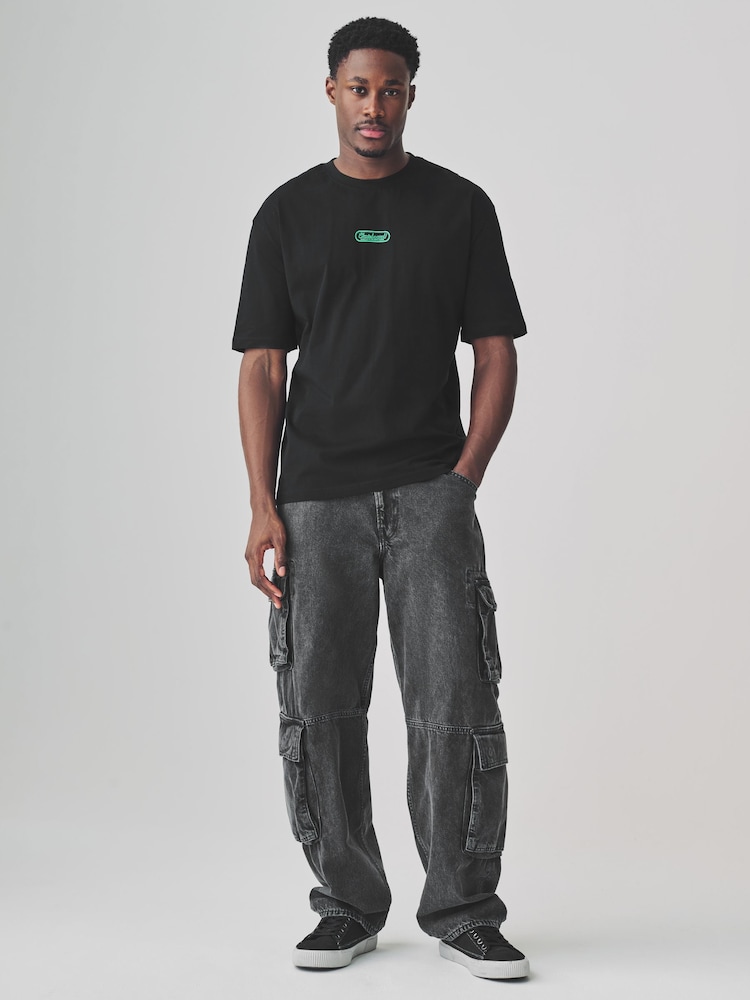 Black 100% Cotton Skateboard! Magazine Licence T-Shirt - Image 2 of 8