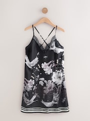 B by Ted Baker Black Bird Satin Slip - Image 7 of 7