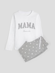 Personalised Mama Womens Pyjamas by Stitch Style - Image 1 of 4