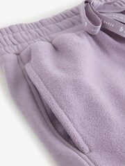 B by Ted Baker Lilac Purple Fleece Joggers - Image 9 of 10