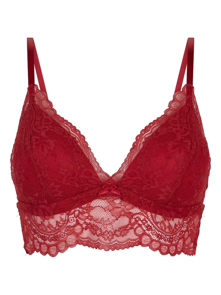 Hunkemöller Red Juliette Bralette - Image 4 of 5