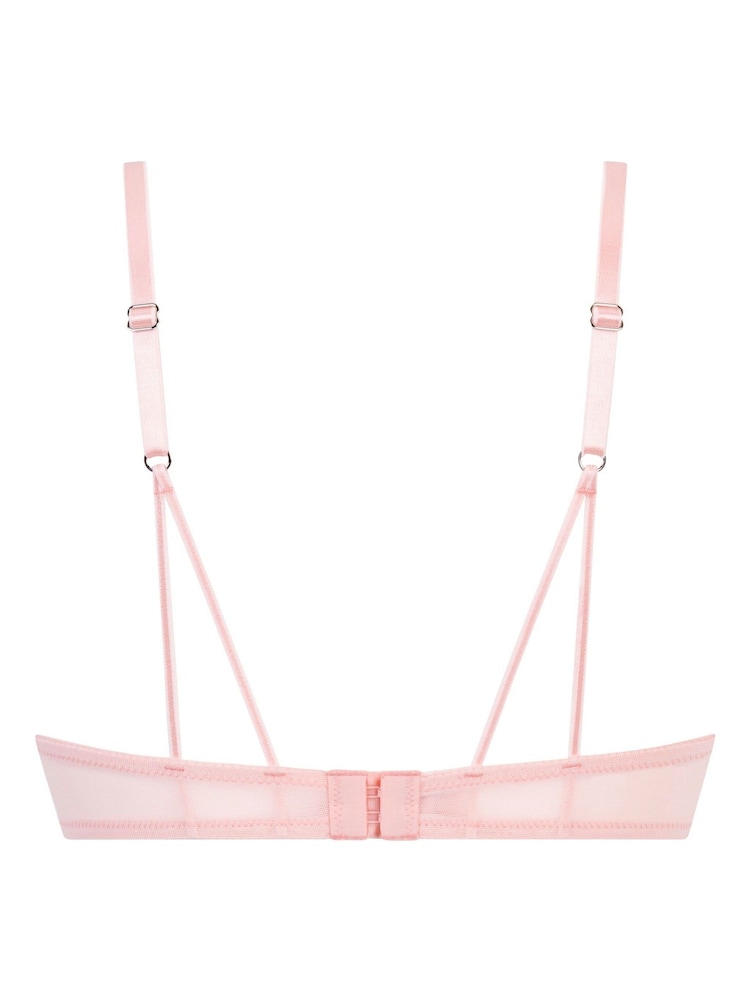 Hunkemoller Pink Beau Padded Underwired Bra - Image 5 of 5