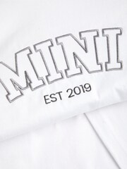 Stitch Style Personalised Mini Girls White T-Shirt by Stitch Style - Image 3 of 3