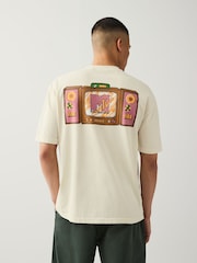 MTV branca - Ajuste regular - Camiseta com estampa gráfica de banda - Imagem 3 de 8