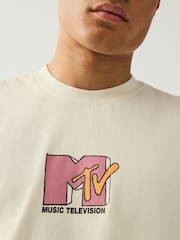 MTV branca - Ajuste regular - Camiseta com estampa gráfica de banda - Imagem 4 de 8