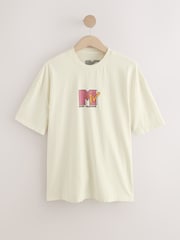 MTV branca - Ajuste regular - Camiseta com estampa gráfica de banda - Imagem 5 de 8