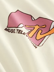 MTV branca - Ajuste regular - Camiseta com estampa gráfica de banda - Imagem 8 de 8