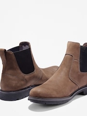 Timberland Mens Stormbuck Chelsea Brown Boots - Image 3 of 5