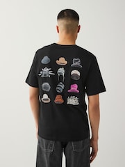 Black Jamiroquai Regular Fit Band Graphic Print T-Shirt - Image 3 of 8