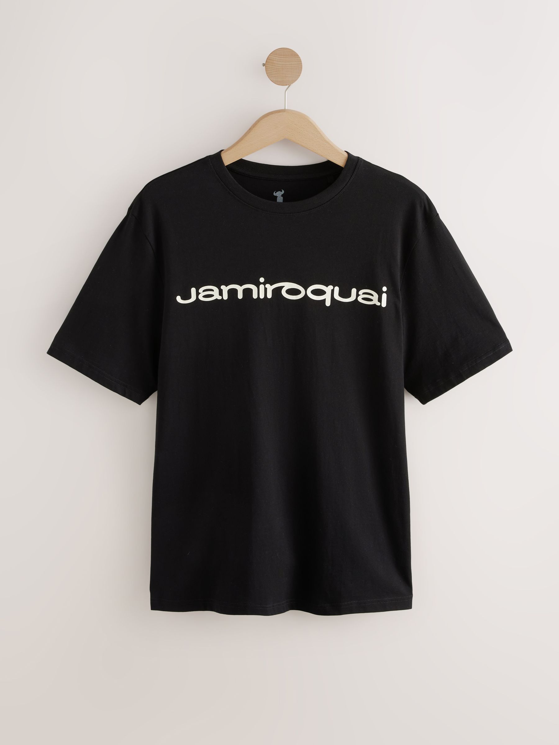 Buy Black Jamiroquai Regular Fit Band Graphic Print T-Shirt from