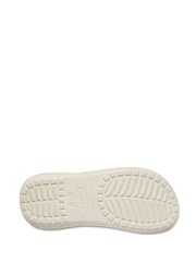 Crocs White Classic Crush Sandals - Image 4 of 4