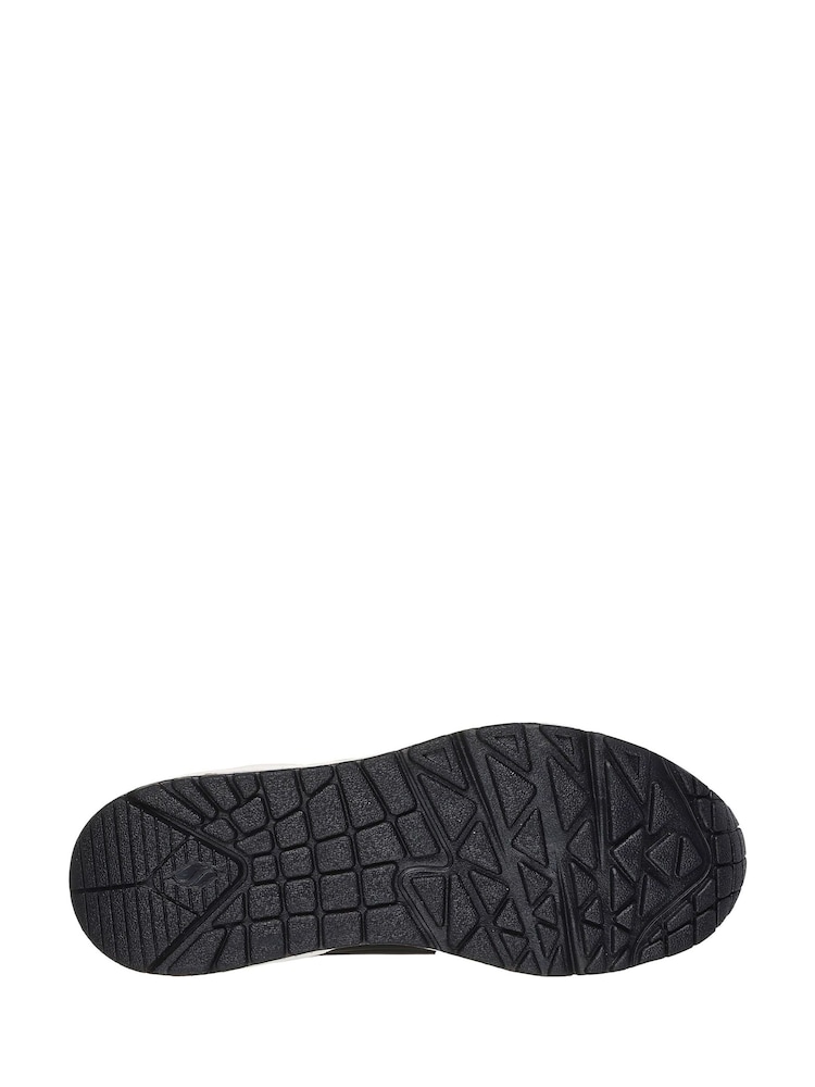 Skechers Black Girls Uno Gen1  Trainers - Image 3 of 3