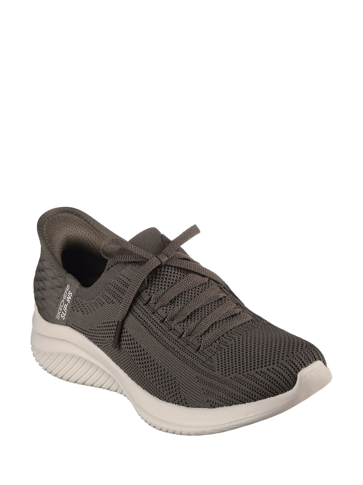 Skechers Green Slip-ins: Ultra Flex 3.0 Brilliant Trainers - Image 2 of 3