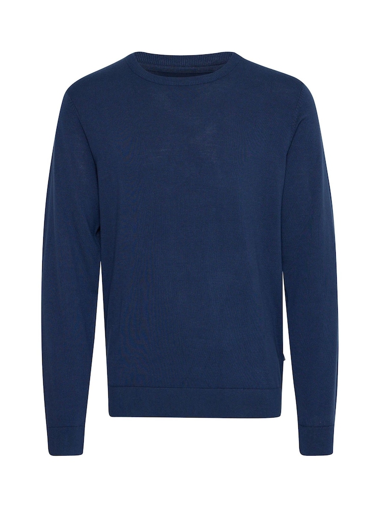 Blend Blue Crew Neck Lightweight Knitted Jumper - Image 5 of 5