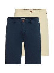 Blend Blue Stretch Chino Shorts 2 Pack - Image 1 of 5