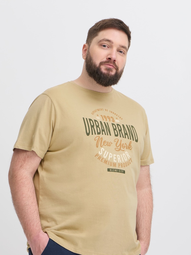 Blend tiskan kratek rokav; s kratkimi rokavi 100% bombažna majica - Slika 1 iz 5