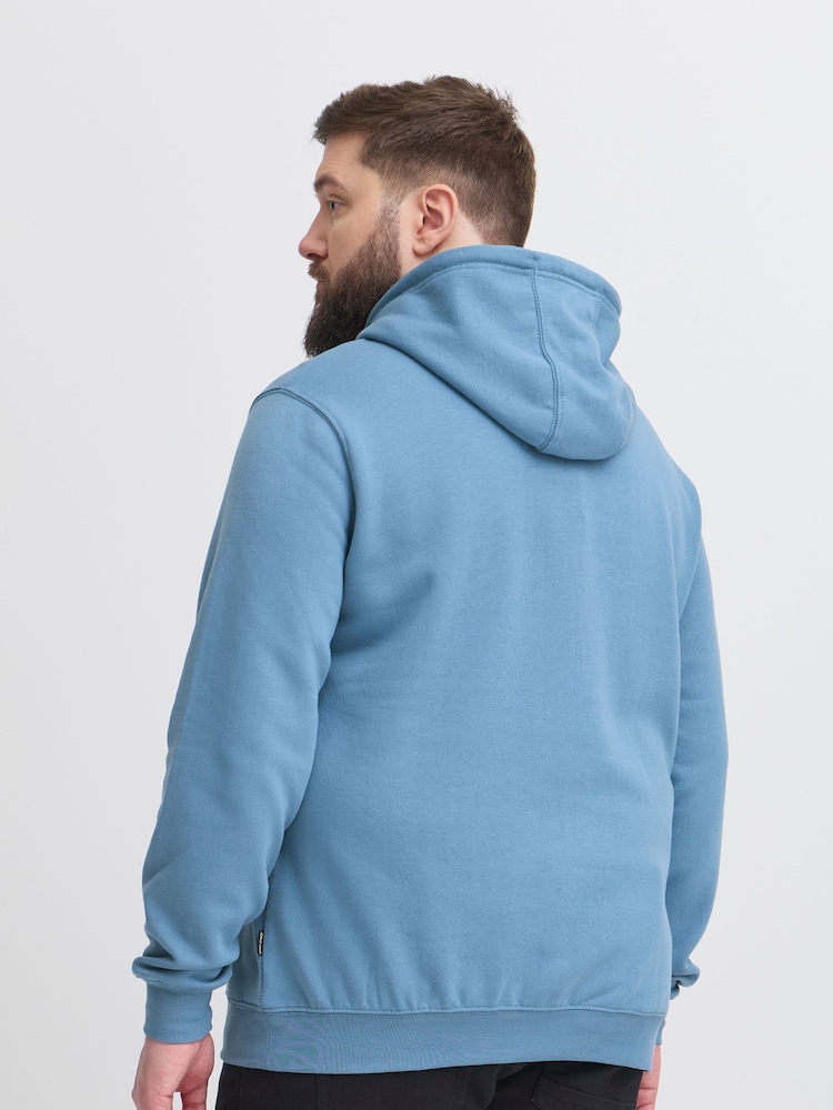 Blend Blue Hooded Sweatshirt - Image 2 of 5 Blend Blue Hooded Sweatshirt - Image 2 of 5