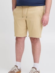 Blend Cream Jogger Denim Stretch Shorts - Image 1 of 5