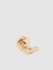 Reiss Gold Tone Ripley Cufflink - Image 4 of 5