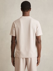Reiss Argon Oversized Textured T-Shirt - Image 5 of 6