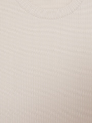 Reiss Argon Oversized Textured T-Shirt - Image 6 of 6